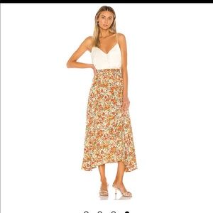 Faithfull the brand Asiya midi skirt